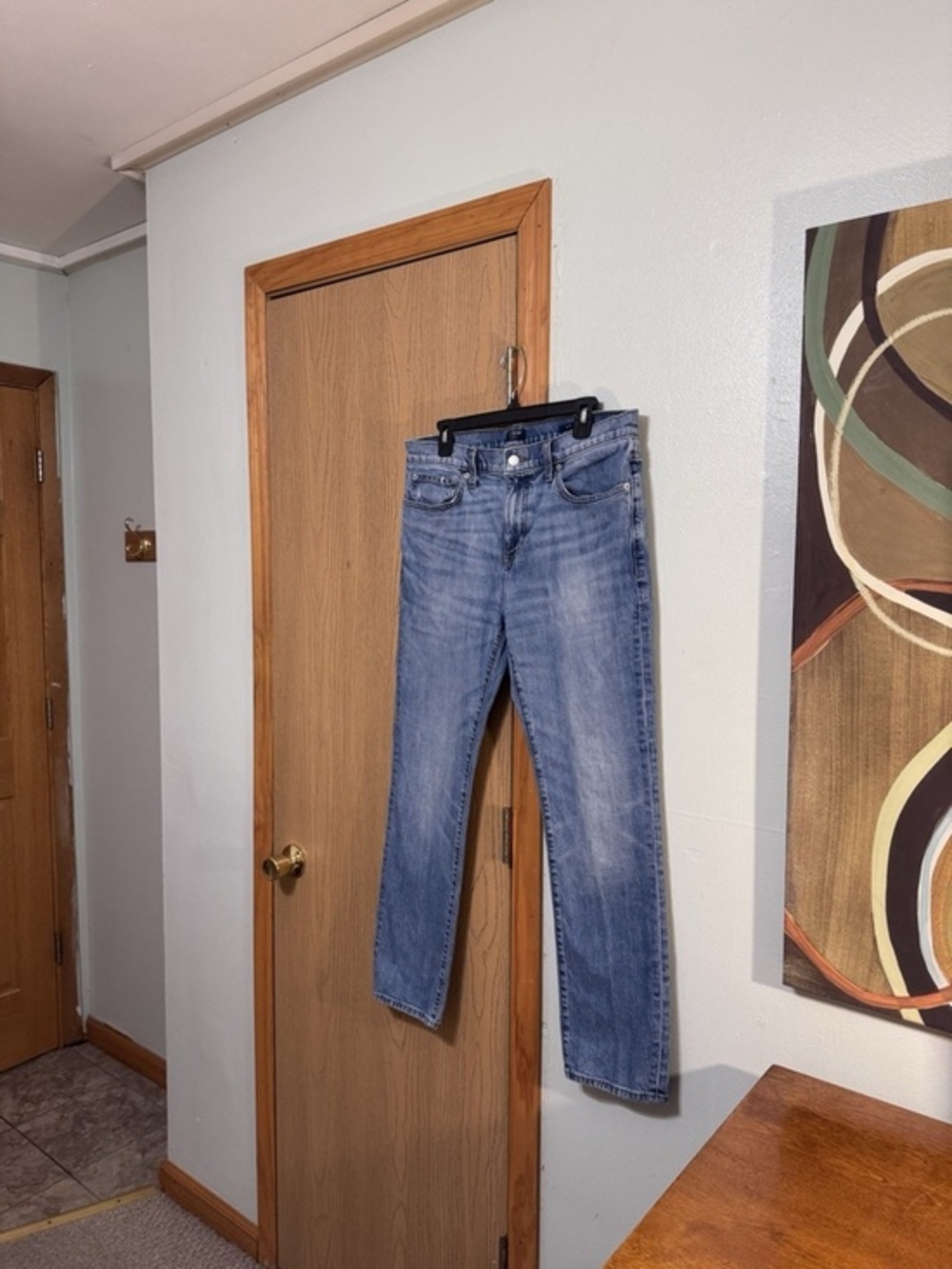 J. Crew Factory "Flex" Size 34x30 Medium Wash Slim Fit Jeans - EUC